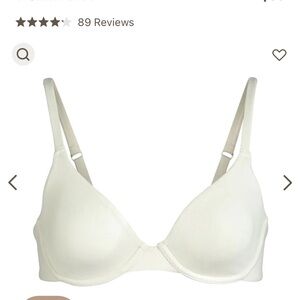 NWT SKIMS cotton jersey t-shirt bra
